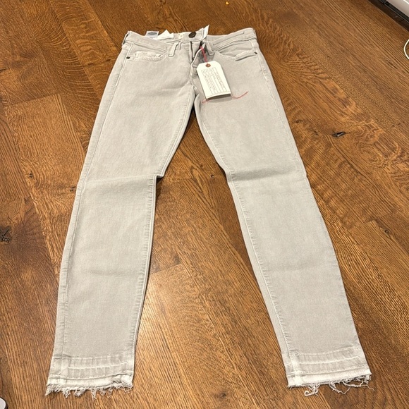 NWT Current Elliot Women’s Skinny Jeans Grey Size 26 - Picture 2 of 6